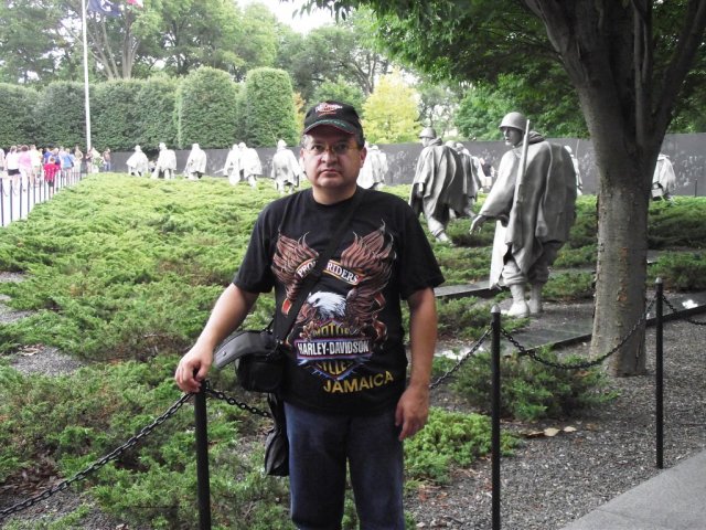 USA, DC. Korea Memorial